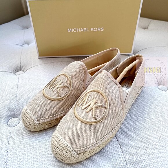 Michael Kors Shoes - Michael Kors Hastings Metallic Canvas Espadrille size 6.5 49S5HTFP3D